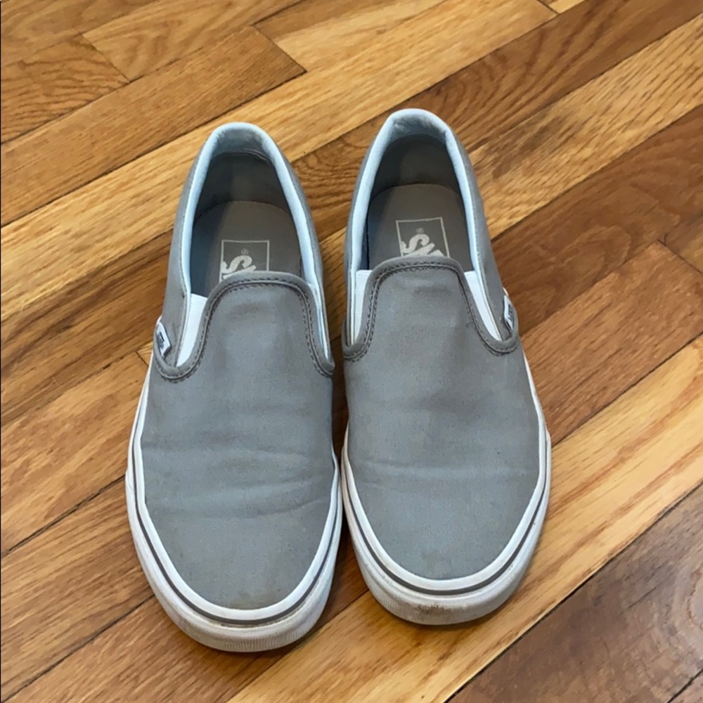 Gray Slip on Vans
